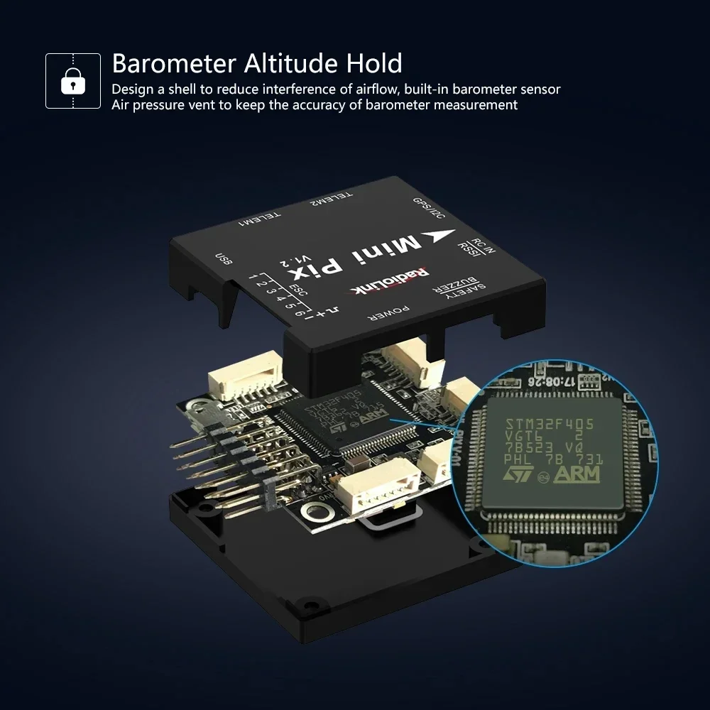 Radiolink Nieuwe Mini PIX V1.2 - Drone Racing Flight Controller recensie en prijs