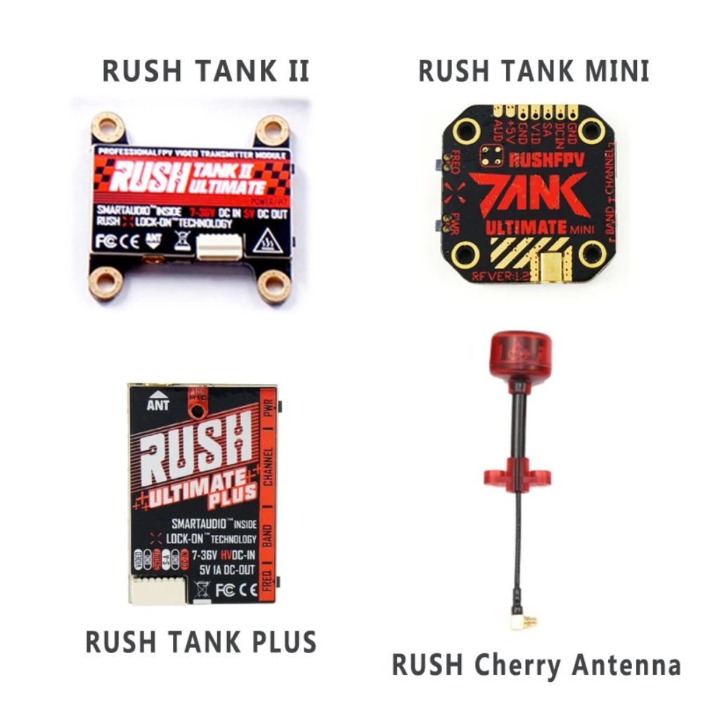 RUSH TANK Ultimate II/Mini/PLU - Drone Racing Vtx recensie en prijs
