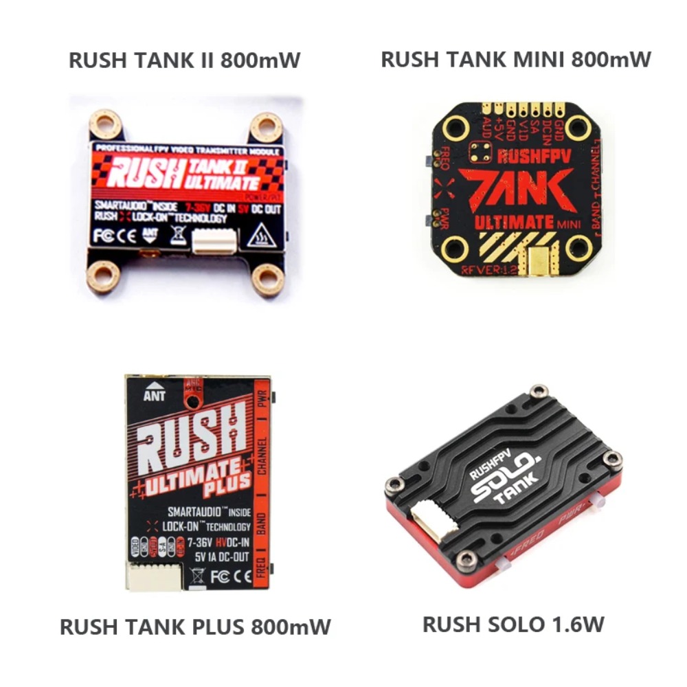 RUSH TANK Ultimate II/Mini/PLU - Drone Racing Vtx recensie en prijs